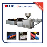 Buy cheap PE Single Wall Corrugated Pipe Production Line KAIDE factory product