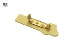 Identity Function Academic Lapel Pin Badges 2D Embossed Fake Gold Color