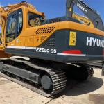 Shanghai Used Hyundai 220 LC 9S with 1.03m3 Bucket Capacity and Original