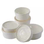 30oz Fast Food Storage Disposable Food Lunch Package White Paper Bowl Cup With