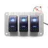 Buy cheap 12V 24V 3 Gang Toggle Rocker Switch Panel For Marine from wholesalers