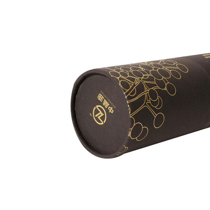 Food Grade Cocoa Powder Tea Paper Tube Packaging Biodegradable Round