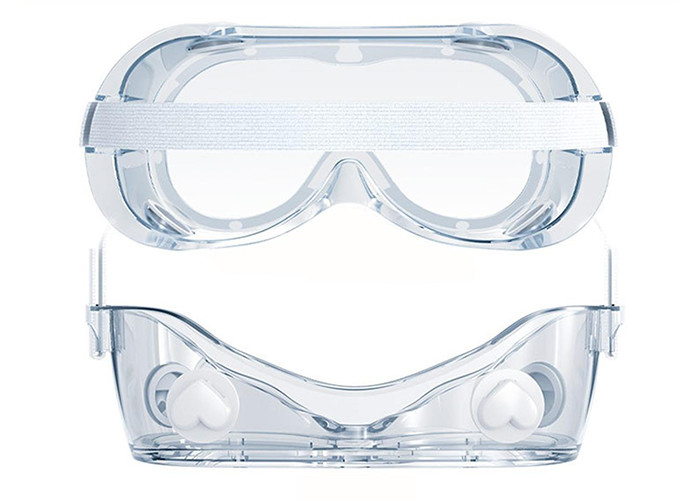 Clearly Full Protective Anti Fog Safety Goggles Adjustable Strap Customize Logo