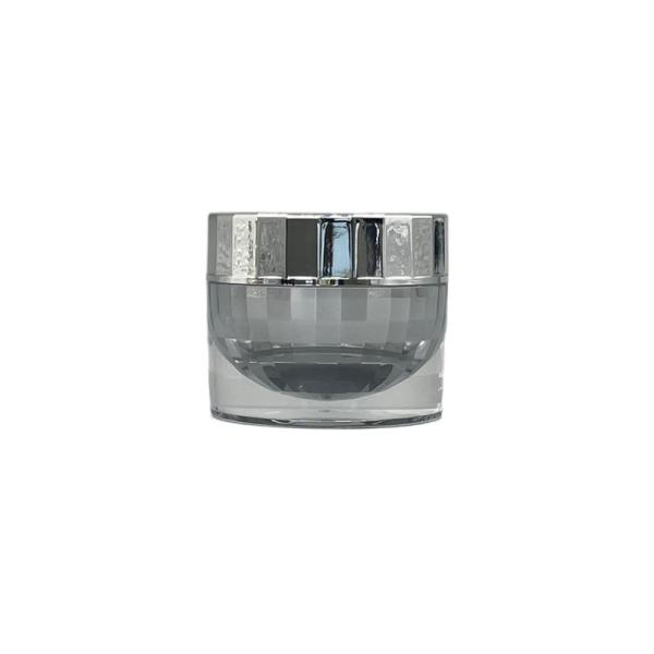 Buy cheap Eco Friendly Plastic Cosmetic Jars 10g 15g Diamond Spherical Inner Silk Screening from wholesalers