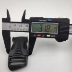 31.8mmx61.9mm Luggage Dual Side Release Buckle Clips Eco Friendly