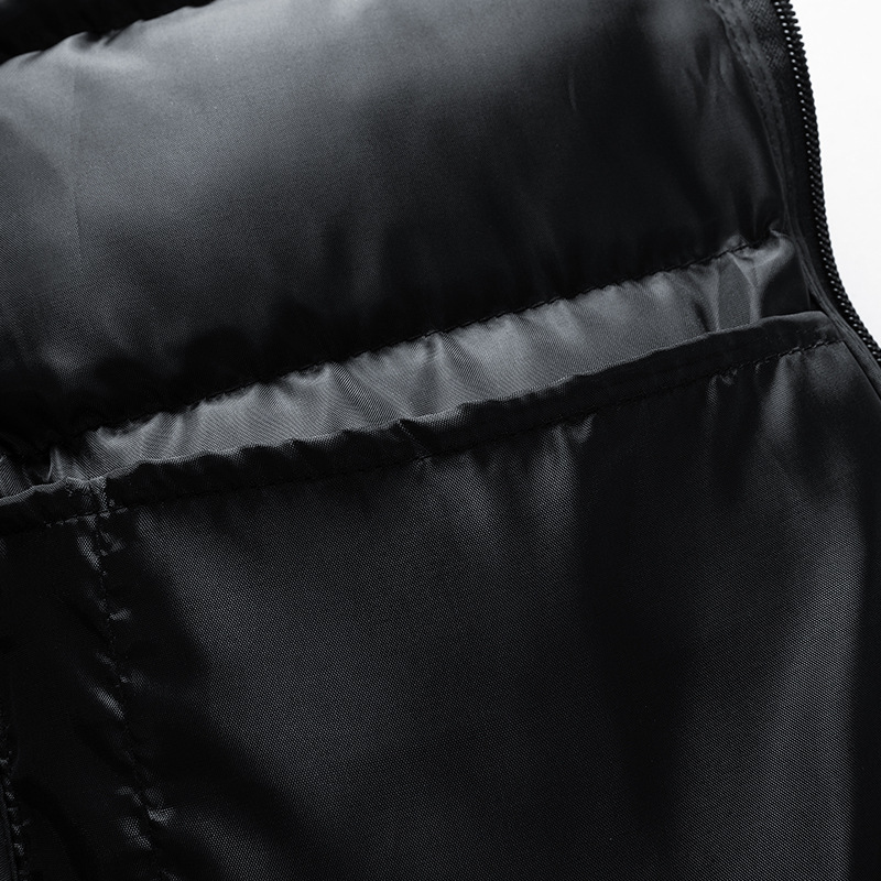 Outdoor Zipper Cold Weather Vest Windproof Puffer Utility Plus Size Sleeveless