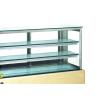 Buy cheap Marble Base Tempered Glass 490W Cake Display Fridge from wholesalers