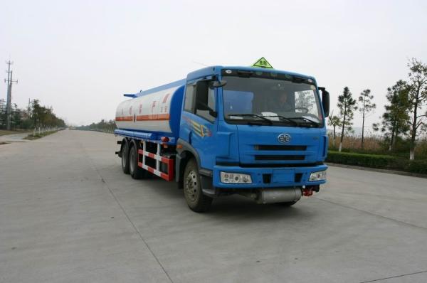 220HP FAW 6x4 22000L (5,811 US Gallon) Oil Tank Truck For Diesel / Gasoline /