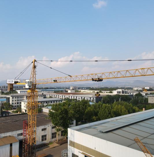 Buy cheap Sinocorp 55m Height QTZ80 Qtz63 Tower Crane Factory Supply from wholesalers