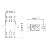 Buy cheap ABS LC LC Duplex Fiber Coupler Singlemode Green RoHS Compliance from wholesalers
