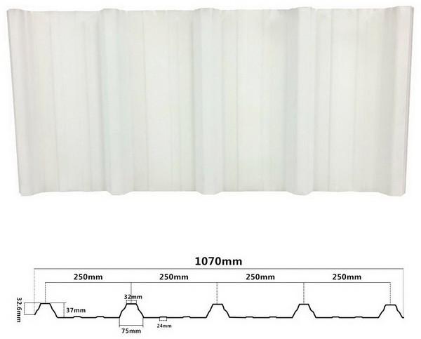 Buy cheap Fireproof 1070mm 3 Layer PVC Roof Tiles For Poultry Farm from wholesalers