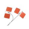 Buy cheap Fiberglass Reinforced Heat Transfer 480V Silicone Rubber Heater from wholesalers