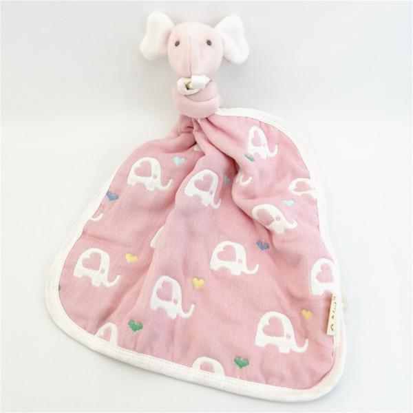 Buy cheap OAINI ODM OEM Elephant Baby Sleep Comforter Soft Animal Baby Comforter Toy Cotton Baby Animal Doudou from wholesalers