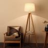 Buy cheap Modern wooden fabric living room bedroom floor lamp night wooden tripod floor lamp(WH-WFL-14) from wholesalers