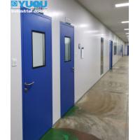 Buy cheap Galvanized Steel Pharmaceutical Swing Clean Room Door Automatic Colorful product