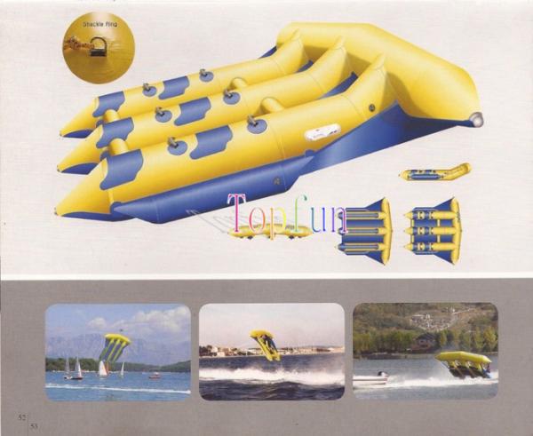 Buy cheap Fantastic Inflatable Fly Fish Boat/Inflatable Flying Fish Toy / Inflatable Fly Fish Water Game 6 Seats from wholesalers