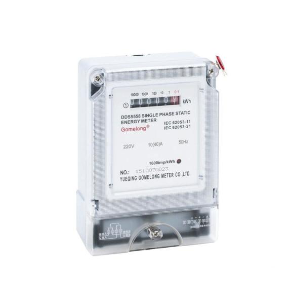 Buy cheap 2022 Gomelong hot sale cheap price single phase types of electricity meter from wholesalers