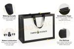 Tear Resistant 80gsm-120gsm Kids Clothing Paper Bags Custom Logo