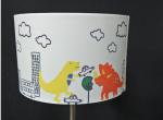 Cartoon Kids Bedroom Lampshades Floor Dinosaur Light Shade D250mm