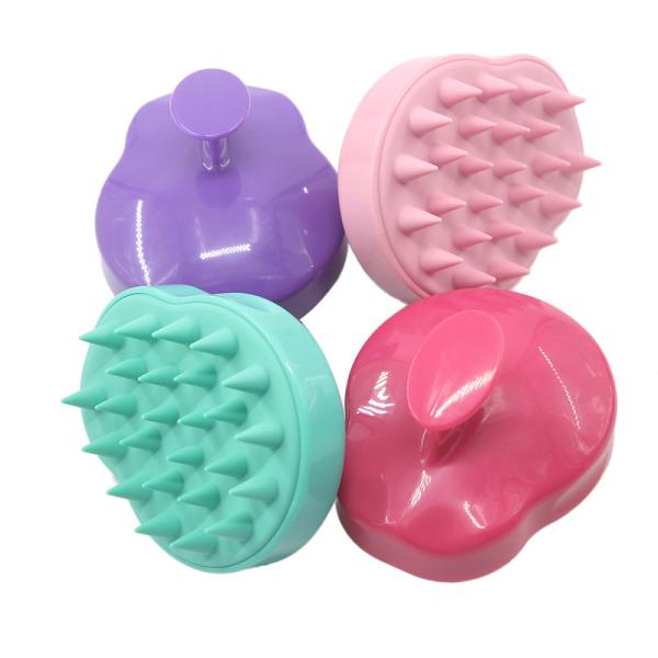 Buy cheap Durable Hair Scalp Massage Brush Plastic / Silicone Material For Pet Shower from wholesalers