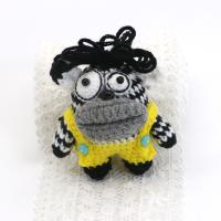 Buy cheap Needle Hook Knitting Doll Key Chain Big Lips Colored Handmade 8cm Size ODM product