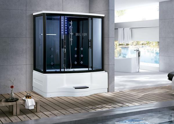 Buy cheap 110V / 220V Bathroom Shower Enclosure , Steam Bath Shower Cabin 1400x1100x2150mm from wholesalers