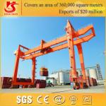 Hot rail-mounted container stacking cranes