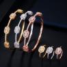 Buy cheap Bridal Bangles Classical Charm Shinny AAA CZ Bracelet Multicolor New Design Jewelry for Women Party from wholesalers