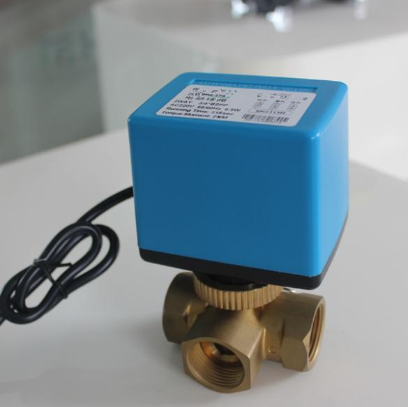 Buy cheap 50/60Hz Fan Coil Electric Ball Valve / Electric Actuated Water Valves Medium Pressure from wholesalers