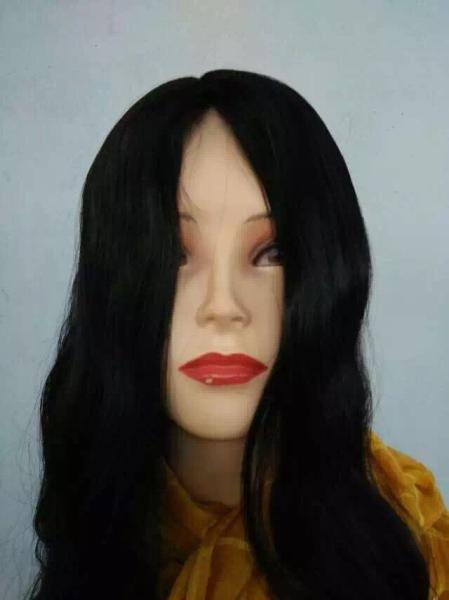 Buy cheap Dark Human Hair Wig Small Layer Wig European Human Hair Wig Jewish Wig Cheap Wig, 20Inch from wholesalers