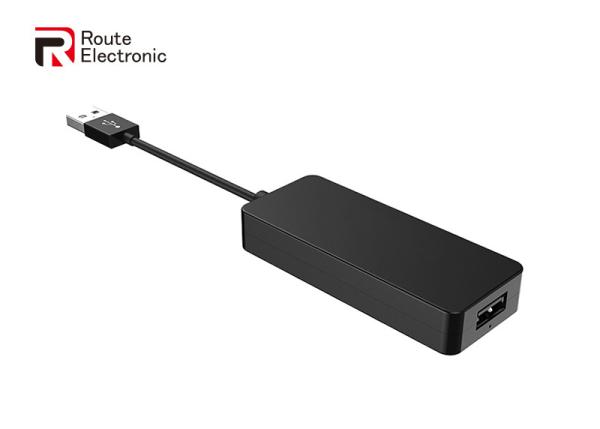 Black Automotive Electronic Accessories Carplay Dongle Plug And Play Support