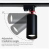 Buy cheap 10W Ceiling Track Lighting Living Room Pure Aluminium White / Black / Satin Nickel from wholesalers