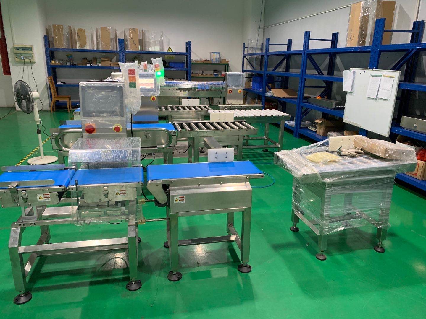Stainless Steel Online Checkweigher Machine Waterproof 10KG
