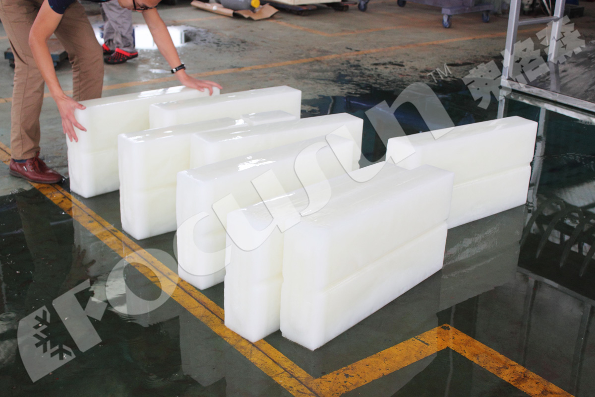 25KW Energy Saving Block Ice Machine for Ice Production and Video Outgoing-Inspection