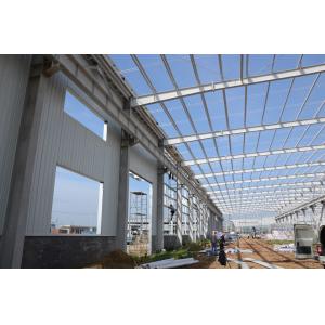 Lightweight Steel Structure Warehouse Shed with Q355 H Section Frame