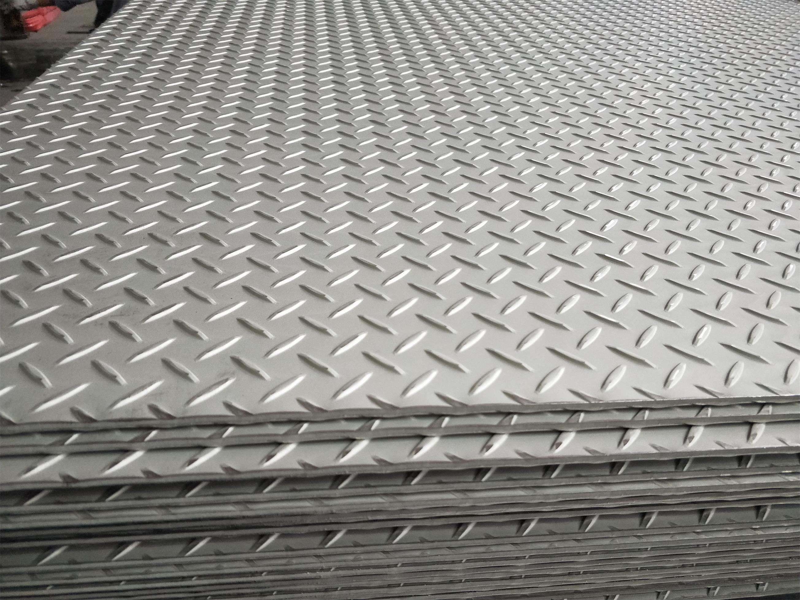 3.0mm Inox 304 Stainless Steel Flat Checkered Sheet Floor Plate With Willow Leaf Pattern