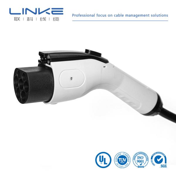 5m Electric Vehicle Charger Cable 16A 32A TUV Sud Certified AC Station Connector