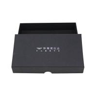 Buy cheap OEM Cardboard Packaging Box , Rigid Set Up Gift Boxes UV Coating Black product