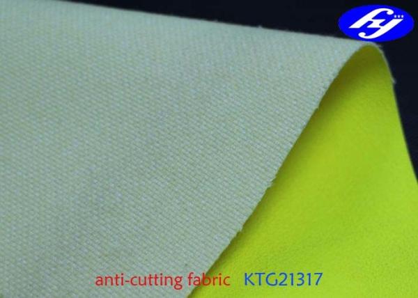 Buy cheap Anti Abrasion Slash Resistant Fabric PU Coated Kevlar Composite Woven from wholesalers