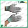 Buy cheap Electronic Workshop ESD Safe Gloves , Anti Static Work Gloves PU Finger Tip Coating from wholesalers