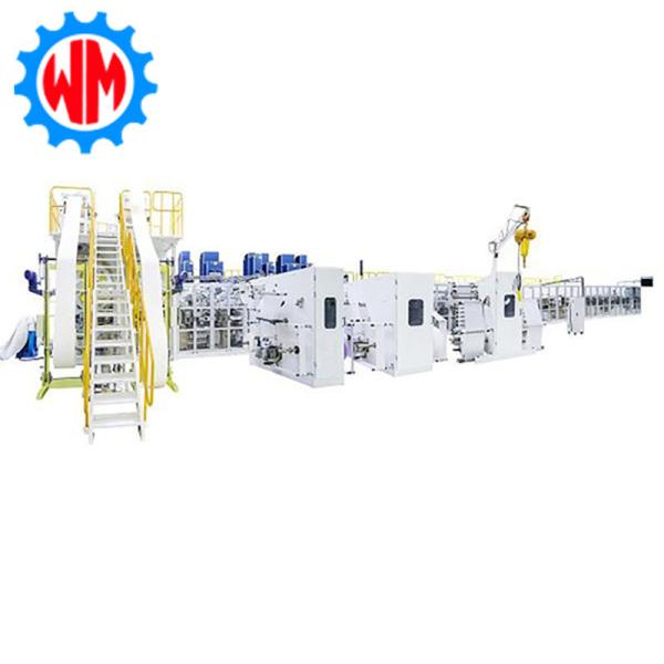 1-2 Persons Baby Diaper Production Line For Customizable Product Size And
