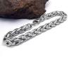 Buy cheap Silver Plated Titanium Stainless Steel Wheat Chain Bracelet (JCE394) from wholesalers