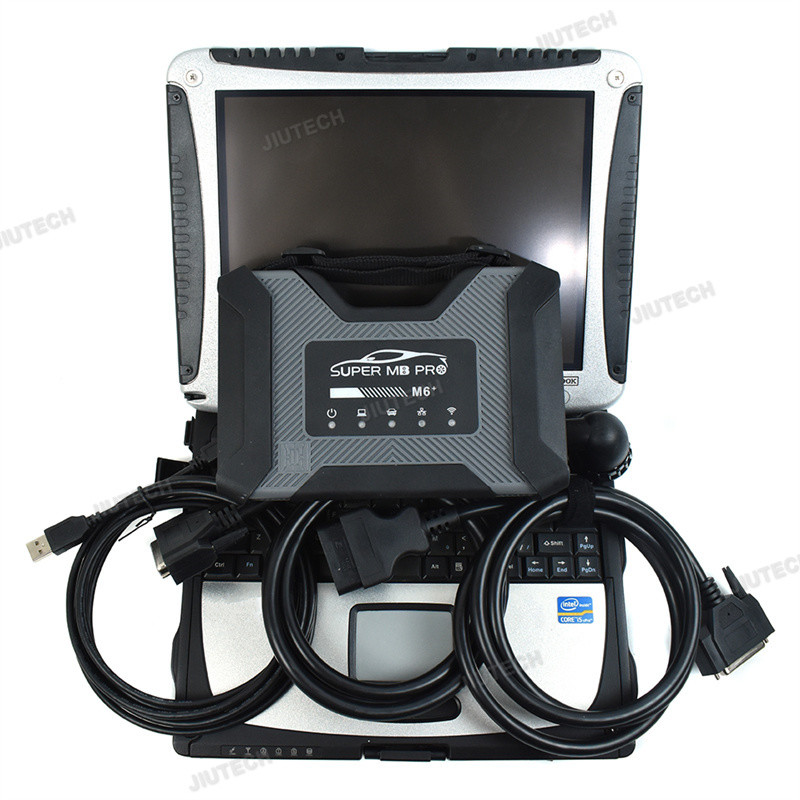 Super MB pro M6 xentry MB car truck Diagnosis scanner tool MB star Full Configuration Work on Cars and Truck with CF19