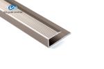 6063 Aluminium Floor Edging Trim Strip 1.0mm Thickness SGS Standard Floor Trim
