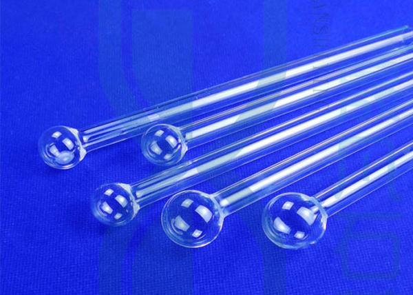 Buy cheap Transparent 0.5mm Quartz Test Tube With Quartz Glass Ball Head from wholesalers
