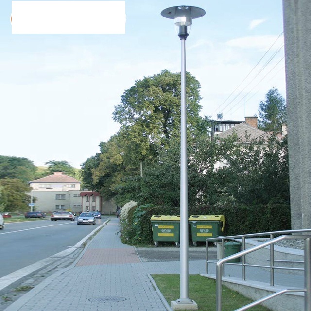 Outdoor Tenon Light Pole Bracket with Single-side Bracket Structure in Custom Color