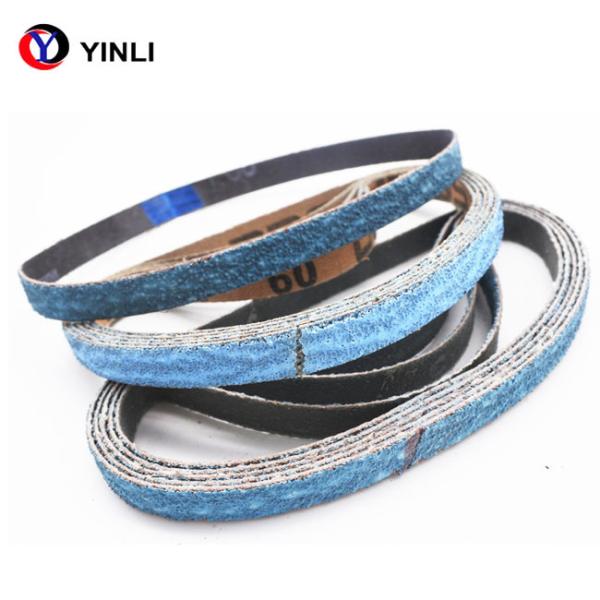 Buy cheap 200x750mm 36 grit emery zirconia oxide coated abrasive deerfos sanding belt for wood polishing from wholesalers