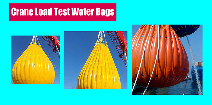 High Strength PVC Crane Test Water Bags Tear Resistant Materials