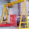 Buy cheap 1 Ton Small Portable Gantry Crane Universal Wheels Smooth Starting And Stopping from wholesalers