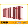 Buy cheap W Section 68mm Security Metal Fencing Red Pvc Coated For Chemical Plant from wholesalers